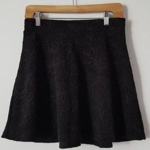 EUC Size Medium - Embossed Texture Skater Skirt